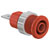 Stäubli 497046-22 SLB4-F63/N-X red safety jack socket 4mm rigid insulated