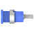 Stäubli 497046-23 SLB4-F63/N-X safety jack socket blue 4mm 1pc insulated