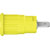 Stäubli 497079-20 SEB4-F/N safety jack socket gr/yel 4mm rigid 1pc