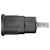 Stäubli 497079-21 SEB4-F/N Safety jack socket blk Ø4mm insulated brass part