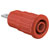 Stäubli 497079-22 SEB4-F/N safety jack socket red insulated Ø4mm rigid socket
