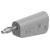 Stäubli 641038-28 LQ-4N-30 Jack plug 4 mm Grey Stackable MULTI-LAM 1 pc