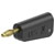 Stäubli 641039-21 LQ-4A-30 4mm blk jack plug stackable springed MULTI-LAM