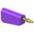Stäubli 641039-26 LQ-4A-30 jack plug 4mm violet stackable self-mounting