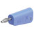 Stäubli 641042-23 LQ-4N-39 Plug Ø4 mm blue stackable solder connection