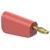 Staubli 641043-22 LQ-4A-39 jack socket 4 mm pin red stackable solder conn