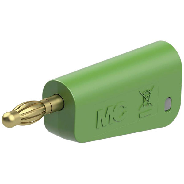 Stäubli 641043-25 LQ-4A-39 jack plug 4mm pin gr stackable solder c...