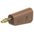 Stäubli 641043-27 LQ-4A-39 jack plug 4 mm brown stackable solder connection