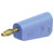 Stäubli 641045-23 LM-4A-39 straight blade plug 4mm blue stackable screw conn