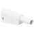 Stäubli 662022-29 SLQ-4N-46 safety plug 4mm white nickel-plated stackable