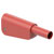Stäubli 662023-22 SLQ-4A-46 safety plug 4mm red nickel-plated stackable