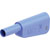 Stäubli 662023-23 SLQ-4A-46 safety plug Ø4 mm blue stackable nickel-plated