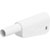 Stäubli 662023-29 SLQ-4A-46 safety plug Ø 4mm white nickel-plated stackable