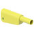 Stäubli 662025-20 SLM-4A-46 straight blade plug 4mm gold-plated yel/gr