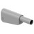 Stäubli 662025-28 SLM-4A-46 safety plug stackable 4mm grey gold-plated