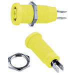 Stäubli 669131-24 XEB-1R safety jack socket 4 mm yel fully insulated 1 pc