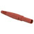 Stäubli 669196-22 XL-410 jack plug 4 mm pin red rigid axial connector