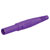 Stäubli 669196-26 XL-410 jack plug 4 mm straight violet 1 pc rigid connector