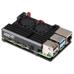 Joy-it Armor case for Raspberry Pi 4B Aluminium and Block active