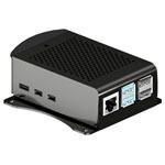Joy-it Housing case for Raspberry Pi 5B Aluminium VESA compatible