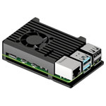 Joy-it Housing case for Raspberry Pi 5B Aluminium with dual fan