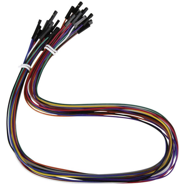 Joy-it Jumper cable for Raspberry Pi® and Arduino™ 20 female/femal...