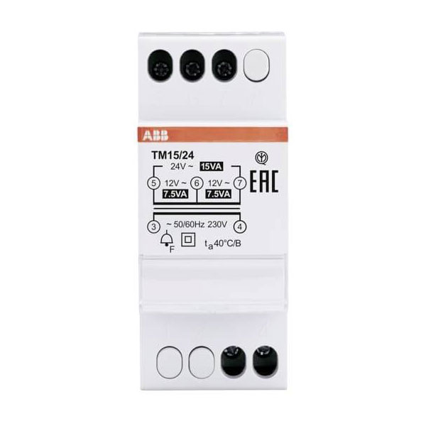 ABB 2CSM228745R0802 Bell Transformer 12V/24V 1.25A SELV Failsafe