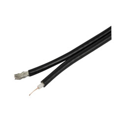 Cable Power CPTWINCORESATCAB-BLACK-100 Twin Satellite Cable Black (100m Reel)