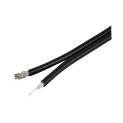 Cable Power CPTWINCORESATCAB-BLACK-250 Twin Satellite Cable Black (250m Reel)