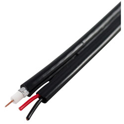 Cable Power CPRG59SHOTGUN-250B RG59 with 2 Core Power Cable (250m Reel)