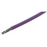 Cable Power CPALCAT5ECOP 4 Pair UTP Copper Cable LSOH Purple (305m Reel)