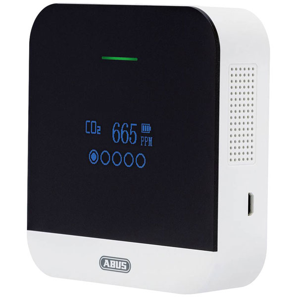 ABUS CO2WM110 AirSecure CO2 Detector Mains-Powered LED Alarm Display