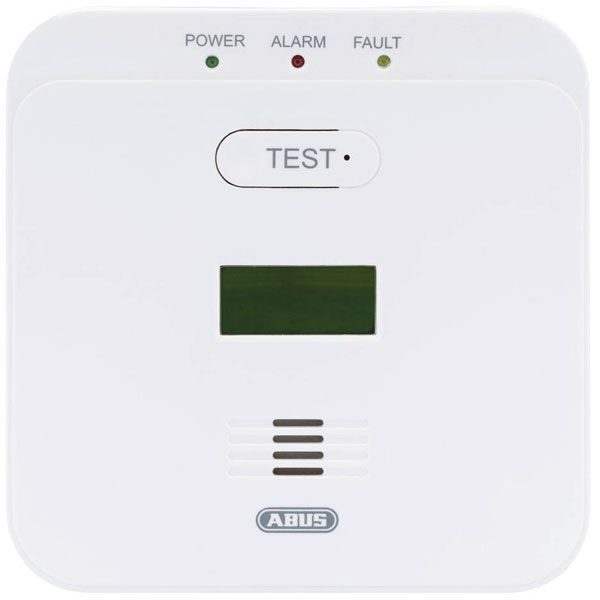 ABUS COWM510 Carbon Monoxide Detector Battery-Powered 85dB Alarm