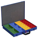 Allit 454128 Assortment Case Metal with Removable Insert Boxes 440x370x51mm