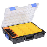 Allit 454240 EuroPlus Pro K44/21 Case 21 Compartments Transparent Lid