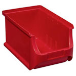 Allit 456209 Storage Bin Red 150x125x235mm High Capacity Durable