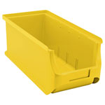 Allit 456292 Storage Bin 125x150x320mm Yellow High Load Capacity