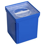 Allit 456340 EuroPlus Insert Box 108x130x108mm 1 Compartment Blue