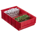 Allit 456531 Regal-Industriebox Storage Bin 185x300x81mm Red 1pc
