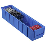 Allit 456540 Regal-Industriebox 400S Storage Bin Blue 400x91x81mm 1pc