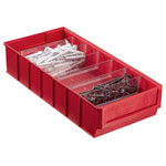 Allit 456551 Regal-Industriebox Storage Bin 400x185x81mm Red