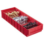 Allit 456571 Storage Bin 500x185x81mm Red Durable Organisation Solution