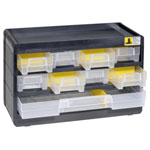 Allit 458080 VarioPlus Basic Storage Bin 300x190x135mm Black/Yellow