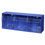Allit 464410 VarioPlus ProFlip Box Organiser 600x240x200mm Blue/Transparent