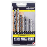 Alpen 0000802122100 TM 9/1 9pc Drill Bit Set for Metal & Stone