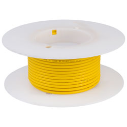 PJP 9012/spool/10J Yellow 3.8mm Double Jacket Flexible PVC Wire 10M Spool