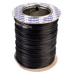 Rapid GW010900 100m Reel Black 16/0.2 Wire