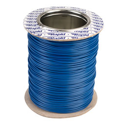 Rapid GW010905 100m Reel Blue 16/0.2 Wire