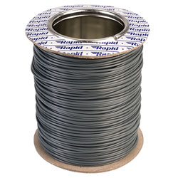 Rapid GW010920 100m Reel Grey 16/0.2 Wire