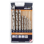 Alpen 0063300008100 Wood Twist Drill Bit Set 8-Piece Cobalt-Alloy